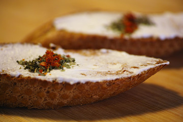 snack baked bread