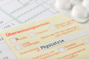 Überweisungsschein Physiatrie