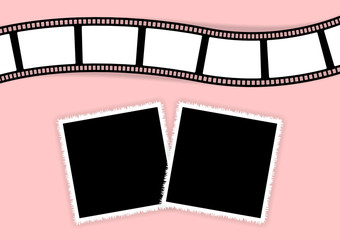 Wedding photo frame for lovers and family template collage