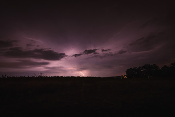 Eclair lors d'un orage