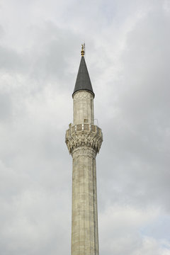 minaret of mosque in istanbul