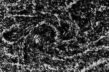 Black and white grunge twisted trendy background or texture, desaturated high contrast image