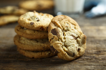 Homemade chocolate chip cookies