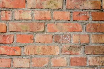 Brick texture with scratches and cracks. It can be used as a background