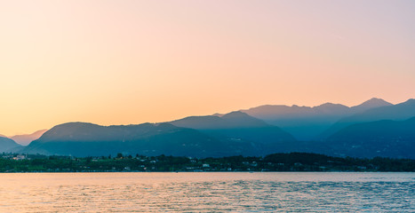 Sonnenuntergang am Gardasee