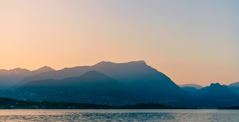 Sonnenuntergang am Gardasee