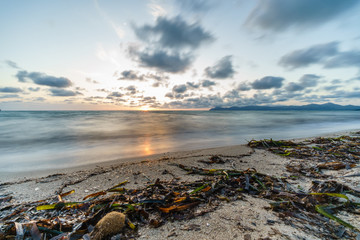 Sonnenaufgang über dem Meer