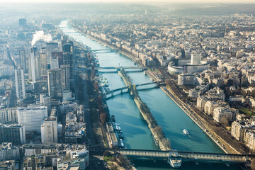 Fototapeta na wymiar Paris von oben