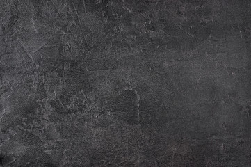 Black concrete texture, surface of wall