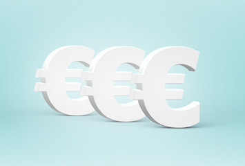 High detailed 3D font character, vector illustration