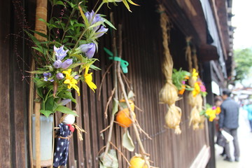 日本　花　和風