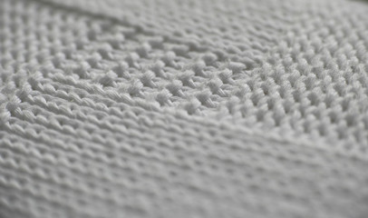closeup of a woolen texture