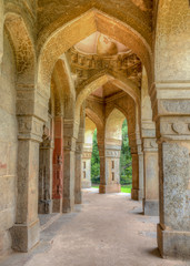 Mohammad Shah's Tomb from Sayyid and Lodhi period inside Lodhi Garden, New Delhi India