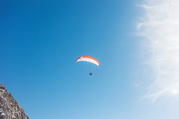 Fototapeta na wymiar Paraglider