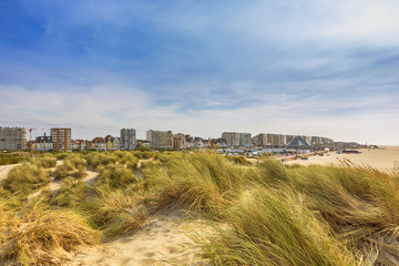 Dunes and waterfront of Le Touquet-Paris-Plage, France