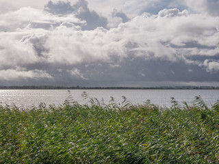 The Lake Resko Przymorskie in Poland