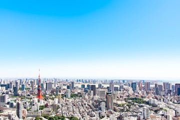 東京タワーと青空