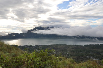 Fototapeta premium clouds over mountains