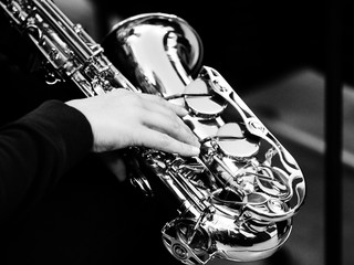 Saxophone player.