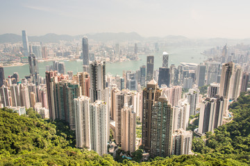 Fototapeta premium Hong Kong, widok ogólny wyspy