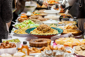 Obraz premium Żywność z Bliskiego Wschodu