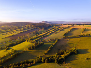 Erzgebirge Drone Herbst Landschaft