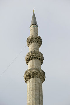 Minaret from Istanbul Turkey