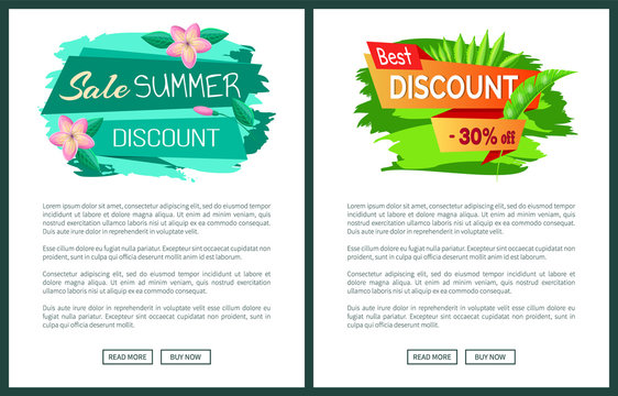 Summer Big Sale Discount Off Summer Sales Advert