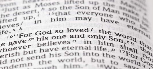 God So Loved the Word That He Gave His One and Only Son