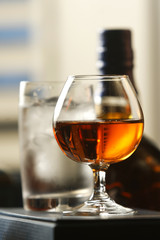 Brandy is a spirit produced by distilling wine and is typically drunk as an after-dinner digestif.