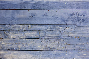 Alte Blaue Holzwand