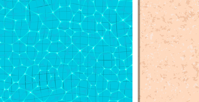 Summer Pool Party Banner With Space For Text