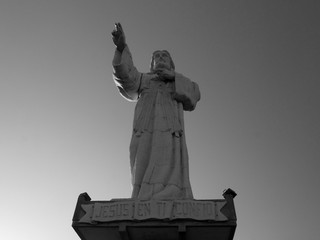 Christ statue (Cristo de La Misericordia) in San Juan del Sur, Nicaragua