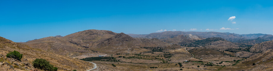 Panoramic view of valley near Eressos, Lesvos