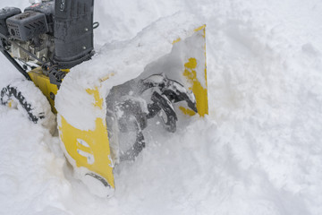 A snow thrower is the best assistant for snow removal in the winter. Snow Thrower outdoor