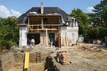 Baustelle, Haus