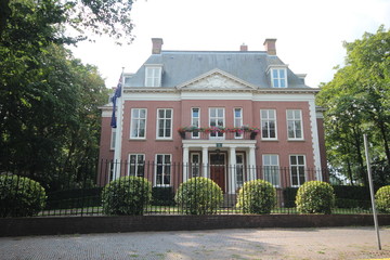 Fototapeta na wymiar Embassy of New Sealand in the city of The Hague where all diplomats are working in the Netherlands