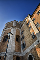 Fototapeta na wymiar Fermo, medieval town, Italian touristic destination