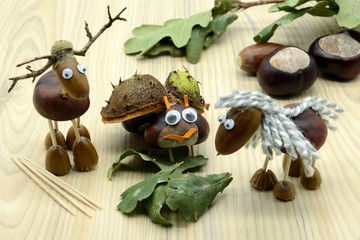 creating chestnut figures