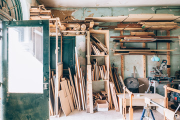 interior of a craftsman's workshop