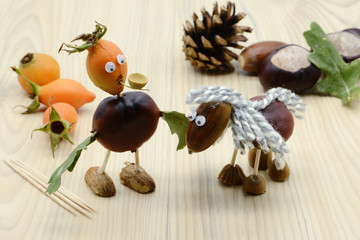 creating chestnut figures