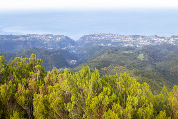 Mountain landscape on Madeira, Portugal