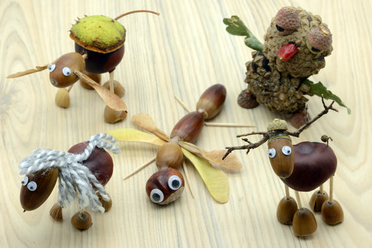 creating chestnut figures