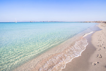 Beach Ses Illetas, Formentera, Spain