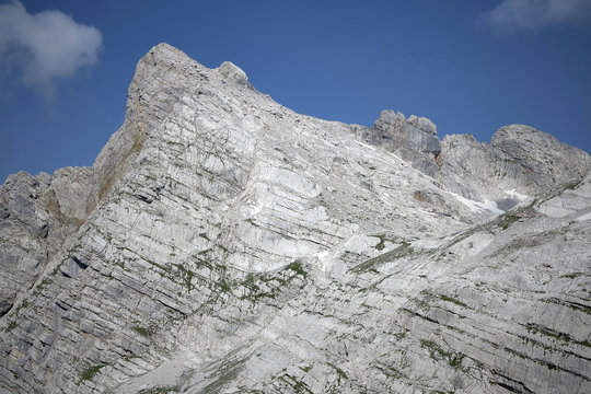 Felsen Gipel Alpen Karst