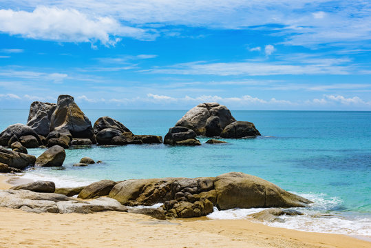 Fototapeta South China sea Vietnam coast rocks