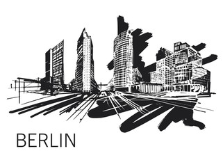 sketch of Berlin Europe
