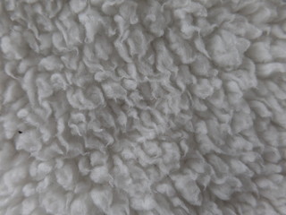 Close up image of a soft fluffy blanket