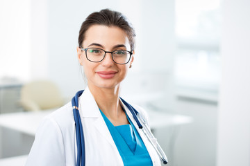 Portrait of a young female doctor