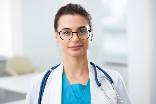 Portrait of a young female doctor